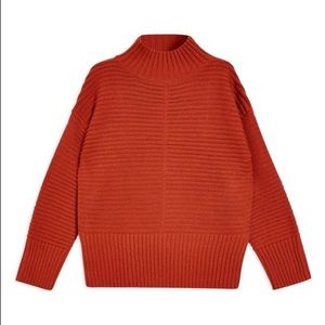 TopShop mock neck sweater / size US 6